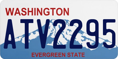WA license plate ATV2295