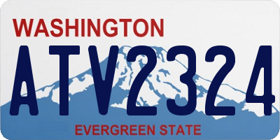 WA license plate ATV2324