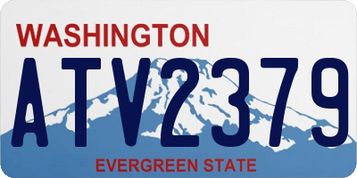 WA license plate ATV2379