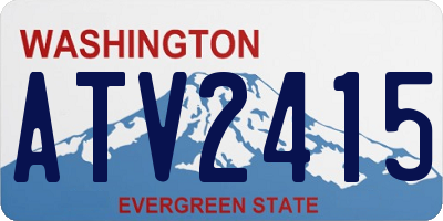 WA license plate ATV2415