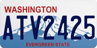 WA license plate ATV2425