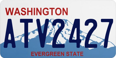 WA license plate ATV2427