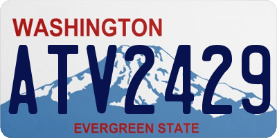 WA license plate ATV2429