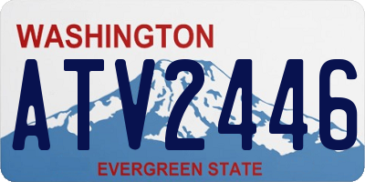 WA license plate ATV2446