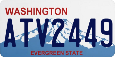 WA license plate ATV2449