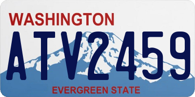 WA license plate ATV2459