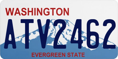 WA license plate ATV2462