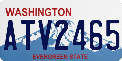 WA license plate ATV2465