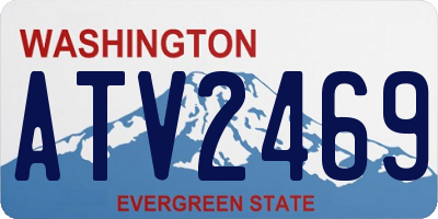 WA license plate ATV2469