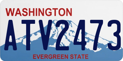 WA license plate ATV2473