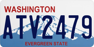 WA license plate ATV2479