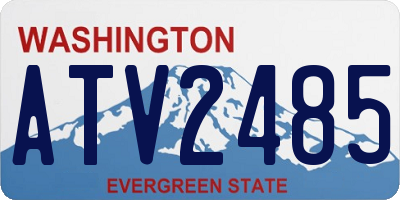 WA license plate ATV2485