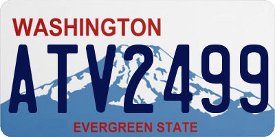 WA license plate ATV2499