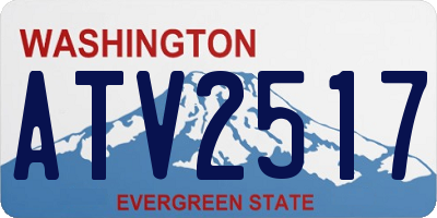 WA license plate ATV2517