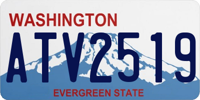 WA license plate ATV2519