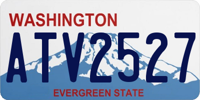 WA license plate ATV2527