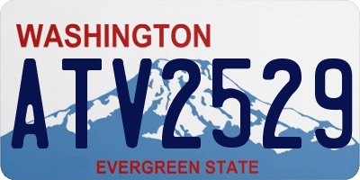 WA license plate ATV2529