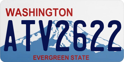 WA license plate ATV2622