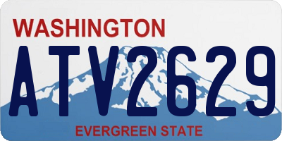 WA license plate ATV2629
