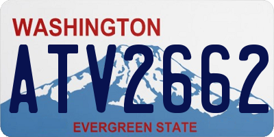 WA license plate ATV2662