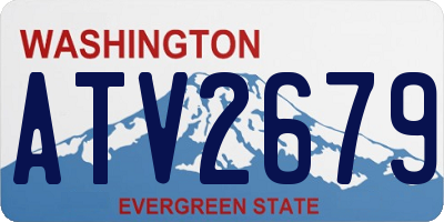 WA license plate ATV2679