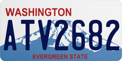 WA license plate ATV2682