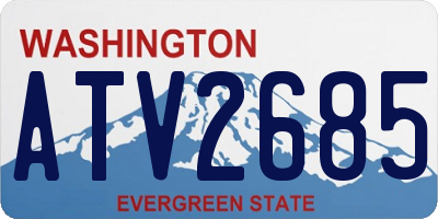 WA license plate ATV2685