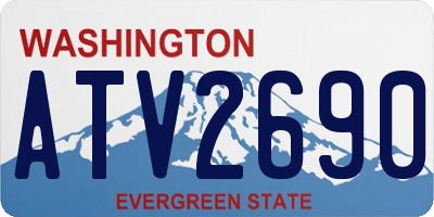 WA license plate ATV2690