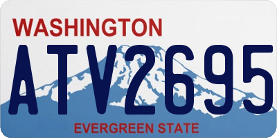 WA license plate ATV2695