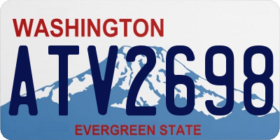 WA license plate ATV2698