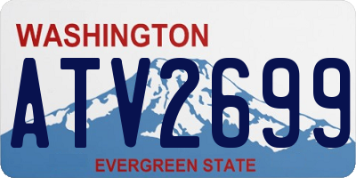 WA license plate ATV2699