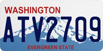 WA license plate ATV2709