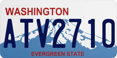 WA license plate ATV2710