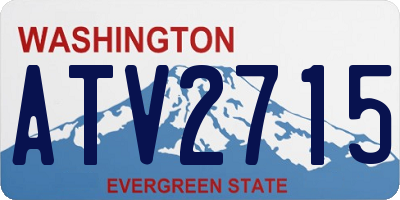 WA license plate ATV2715