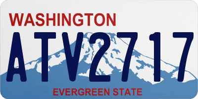 WA license plate ATV2717