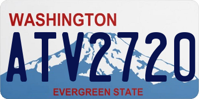 WA license plate ATV2720