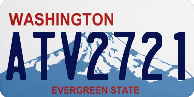 WA license plate ATV2721