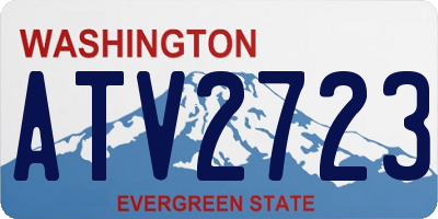 WA license plate ATV2723