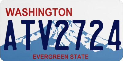 WA license plate ATV2724