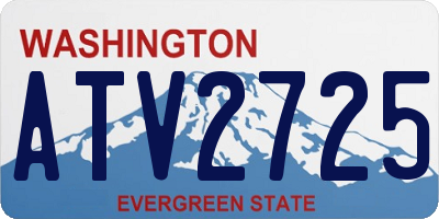 WA license plate ATV2725