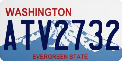 WA license plate ATV2732