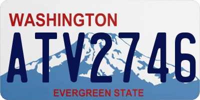 WA license plate ATV2746