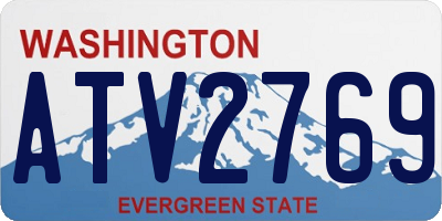 WA license plate ATV2769