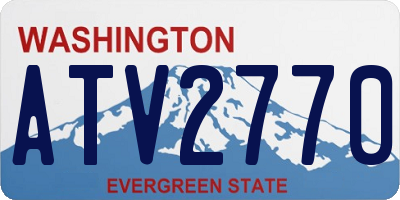 WA license plate ATV2770