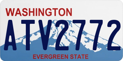 WA license plate ATV2772