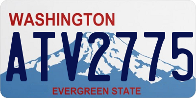WA license plate ATV2775