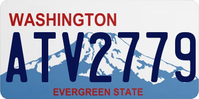 WA license plate ATV2779