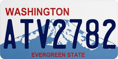WA license plate ATV2782