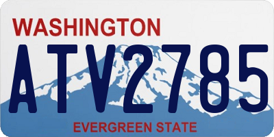 WA license plate ATV2785