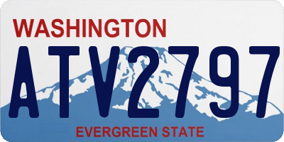 WA license plate ATV2797
